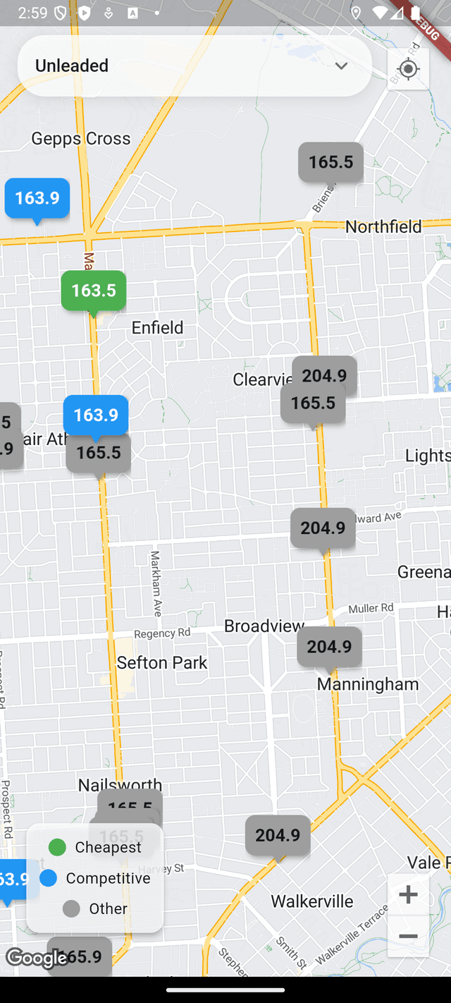 Fuel Savvii App Screenshot 1