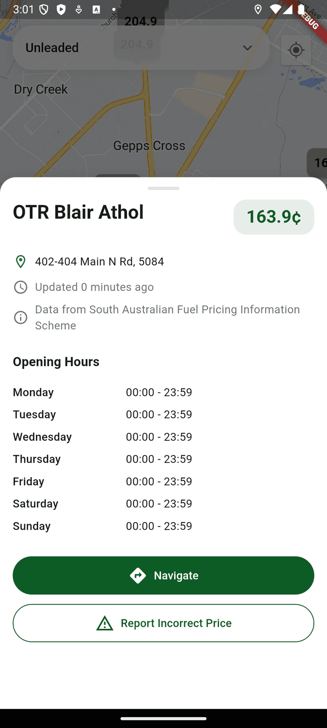 Fuel Savvii App Screenshot 2